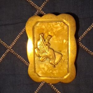 Horse Saddle Western Cowboy Cowgirl Western Vintage Belt Buckle